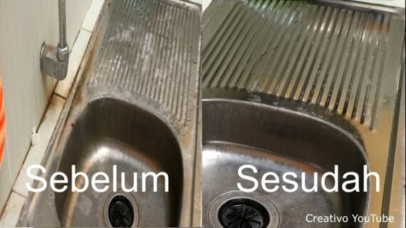 Cara Membersihkan Wastafel Stainless Steel Dengan Baking Soda