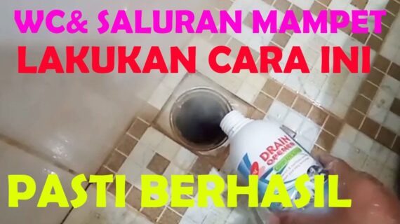 CARA MENGATASI SALURAN WC MAMPET DENGAN MUDAH DAN CEPAT