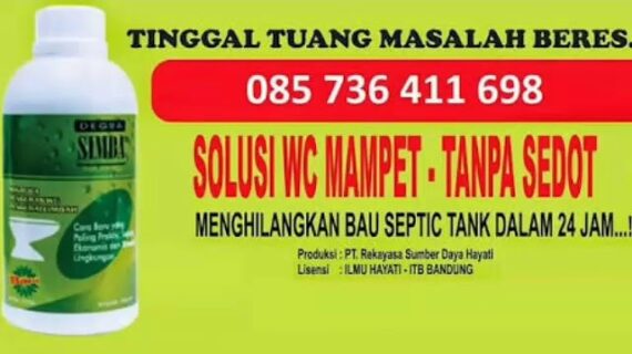 Cara mengatasi WC mampet tanpa sedot