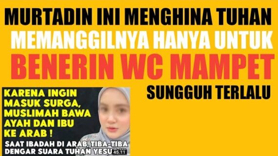 GELI !!! Murtadin Panggil Tuhan Hanya Untuk Bantu Benerin WC