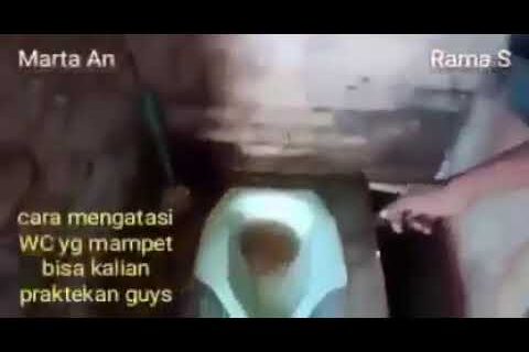 VIRALKAN !!!!! Cara mengatasi WC mampet