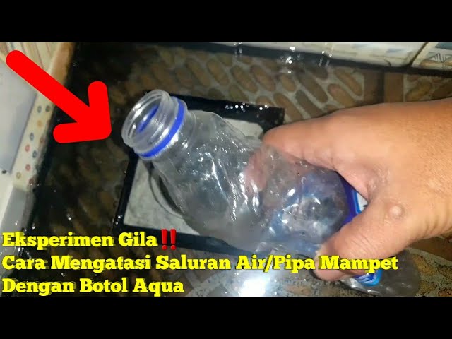 Mengatasi Saluran Air Mampet karena Sampah