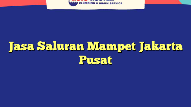Jasa Saluran Mampet Jakarta Pusat