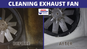 1 cleaning exhaust fan ducting